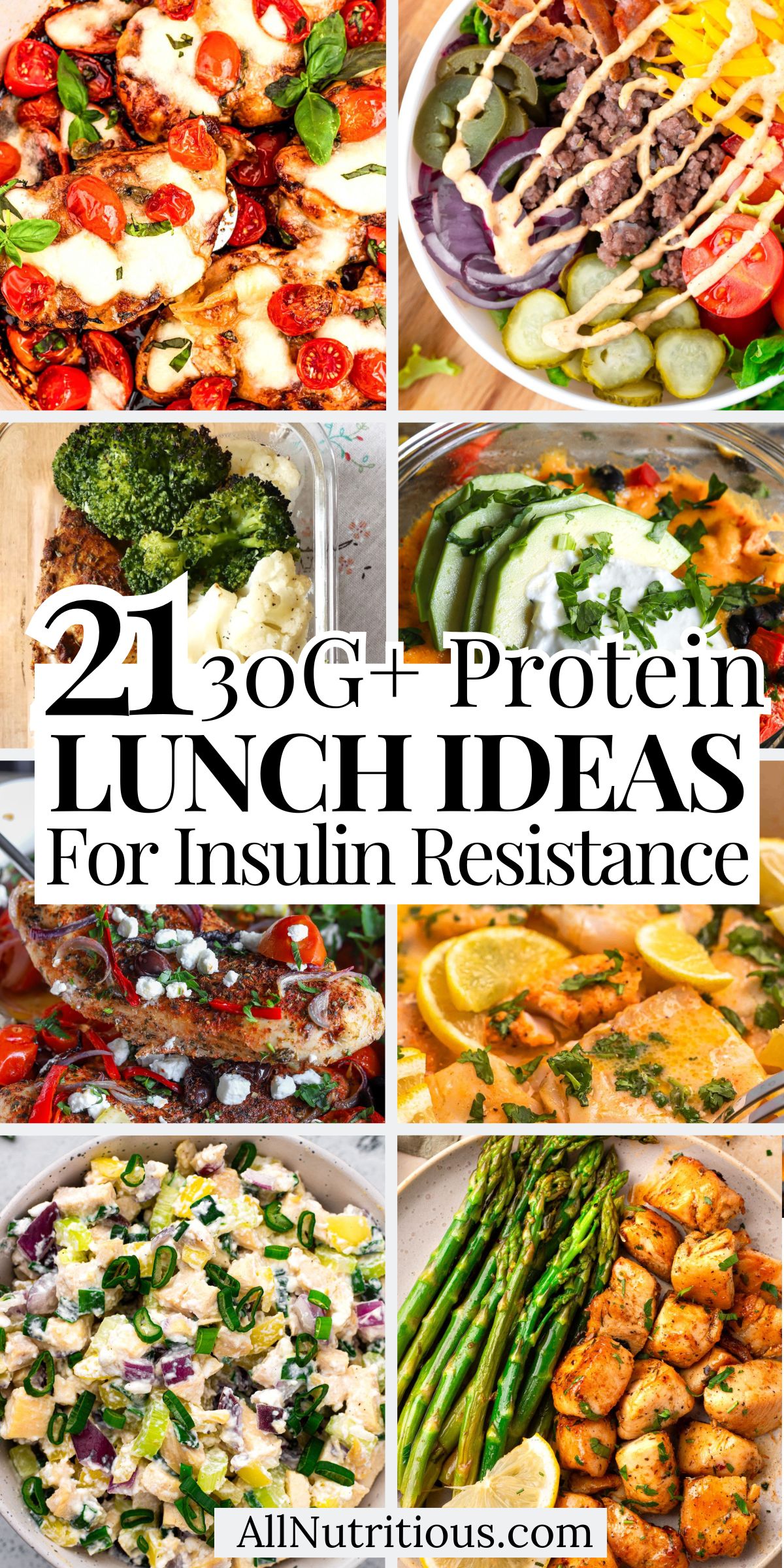 21 Protein Lunch Ideas for Insulin Resistance with 30G+ Protein