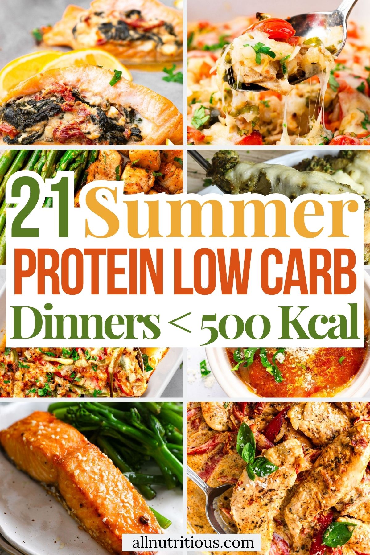 21 Summer High Protein Low Carb Dinners Under 500 Kcal