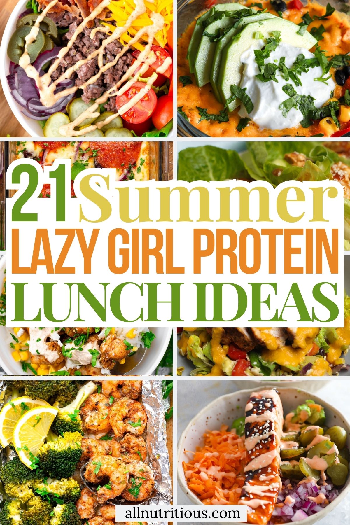 21 Summer Lazy Girl High Protein Lunch Ideas