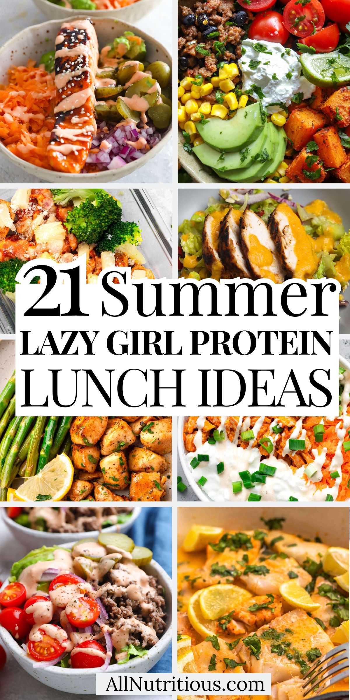 21 Summer Lazy Girl High Protein Lunch Ideas