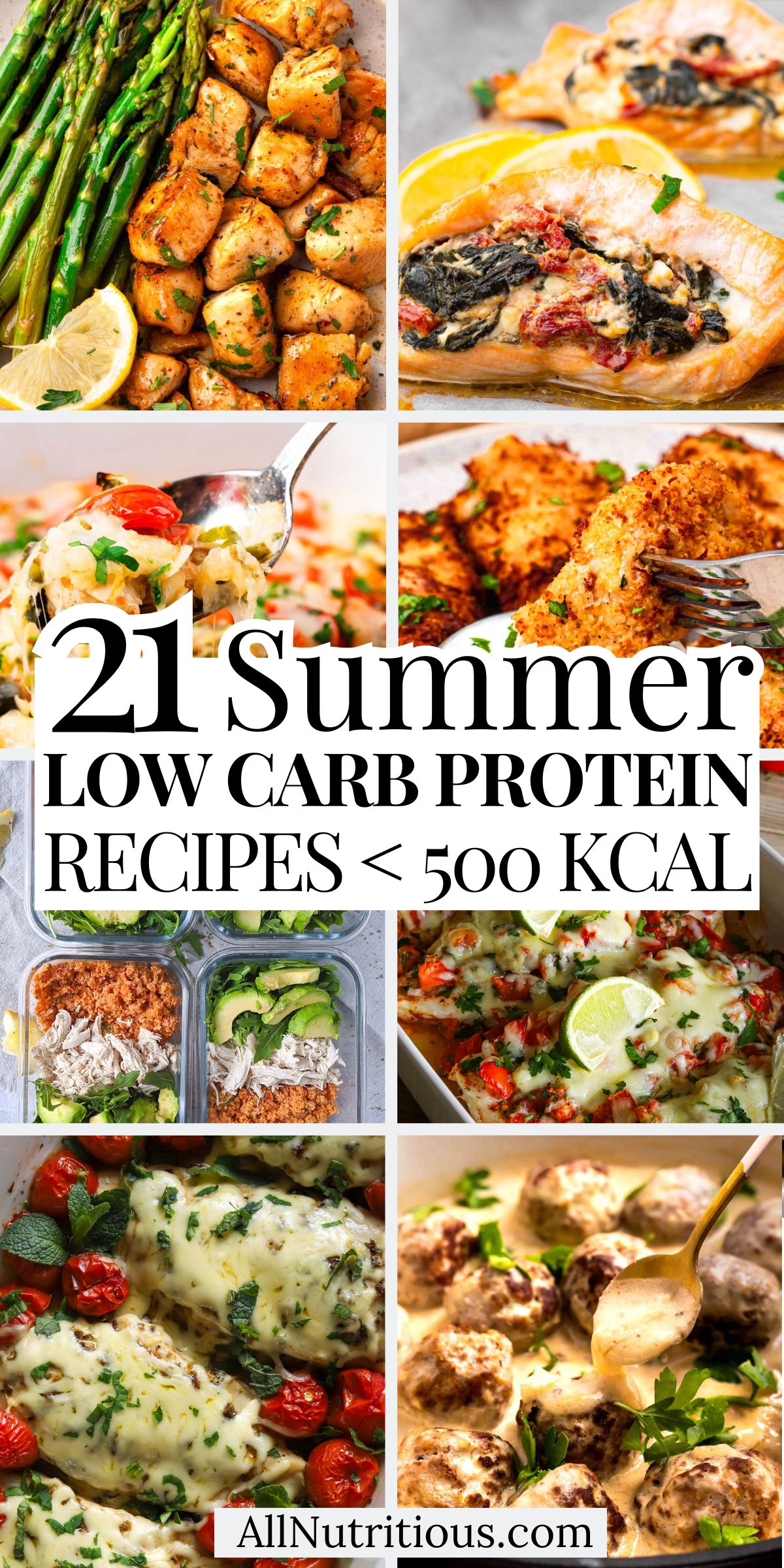 21 Summer Low Carb High Protein Recipes Under 500 Kcal