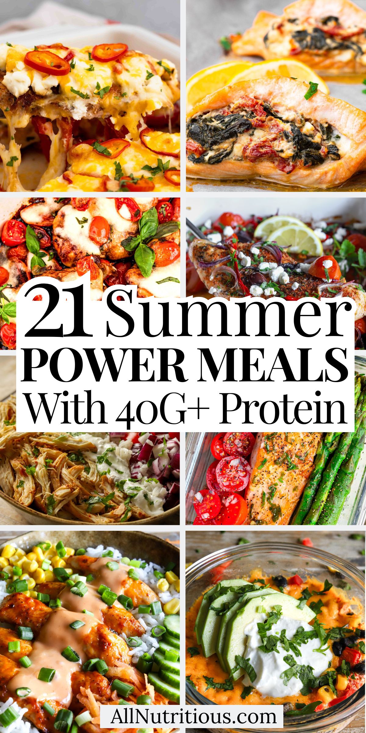 21 Summer Protein Power Meals with 40G+ Protein