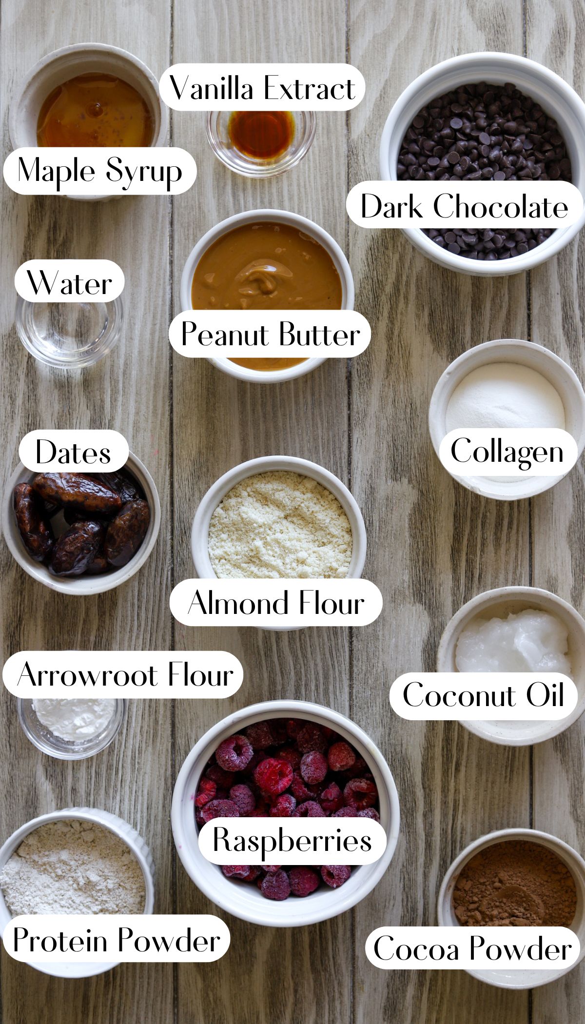 Delectable PB&J Protein Bars Ingredients