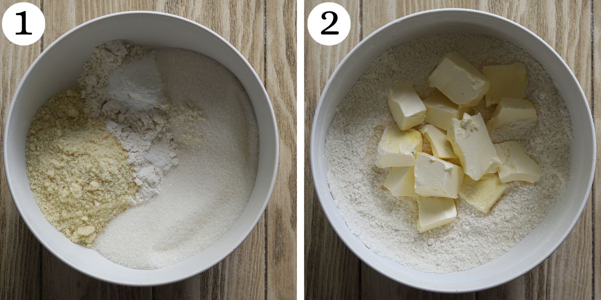 Quick Lemon Cake Steps 1-2