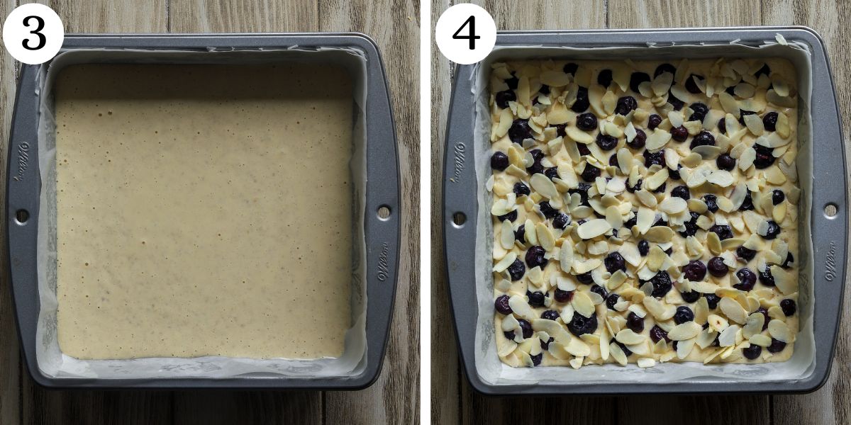 Mouthwatering Blueberry Cottage Cheese Bake Steps 3-4