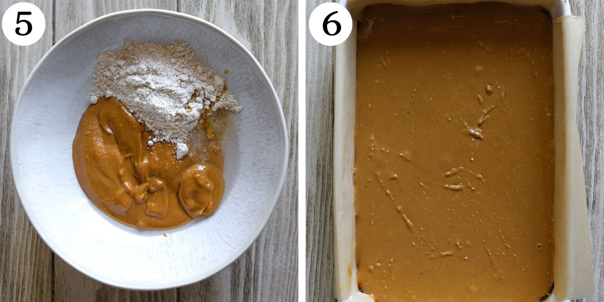 Easy PB&J Protein Bars Steps 5-6
