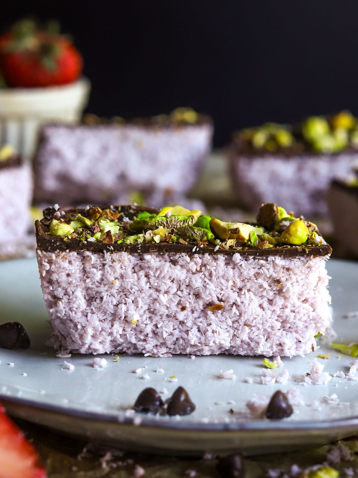 Easy Strawberry Coconut Bars