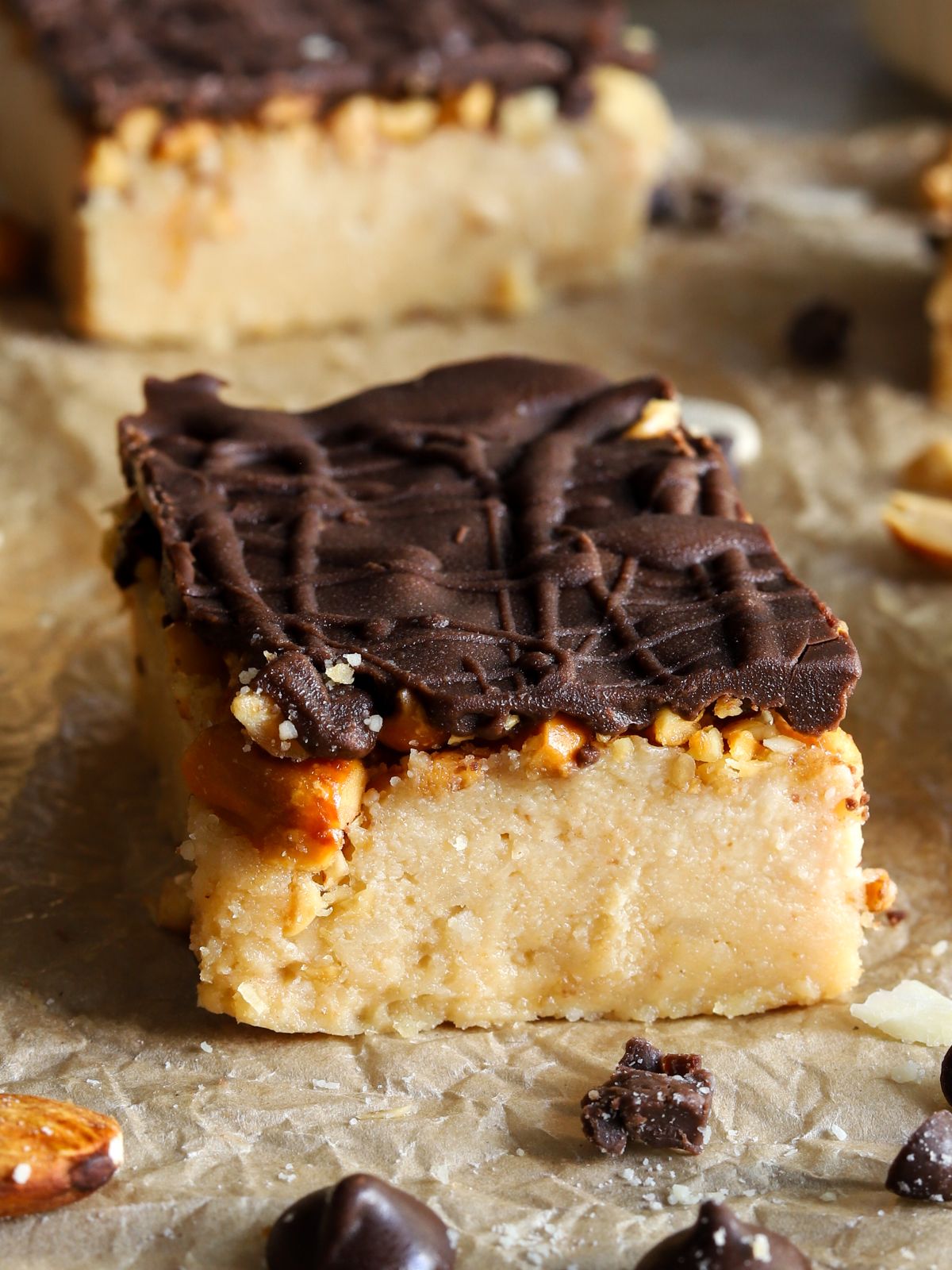 Nutritious Cottage Cheese Snicker Squares