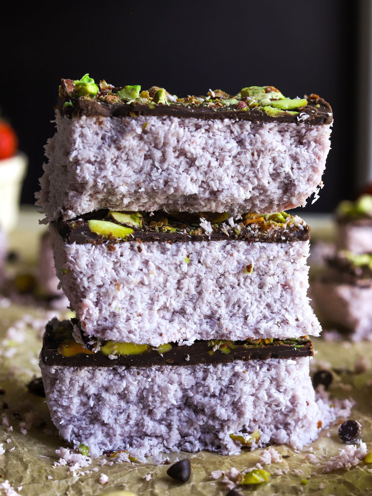 Tasty Strawberry Coconut Bars