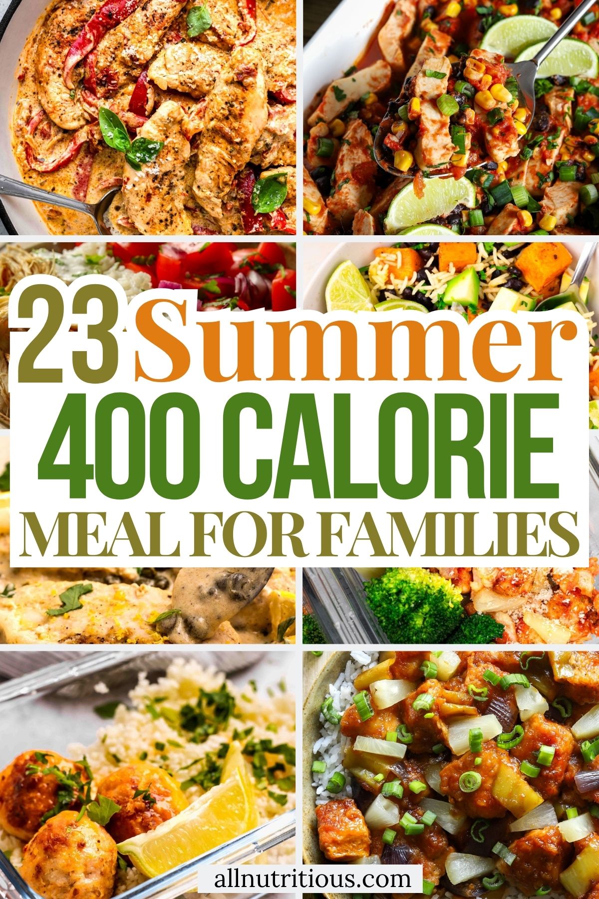 23 Summer 400 Calorie Meals