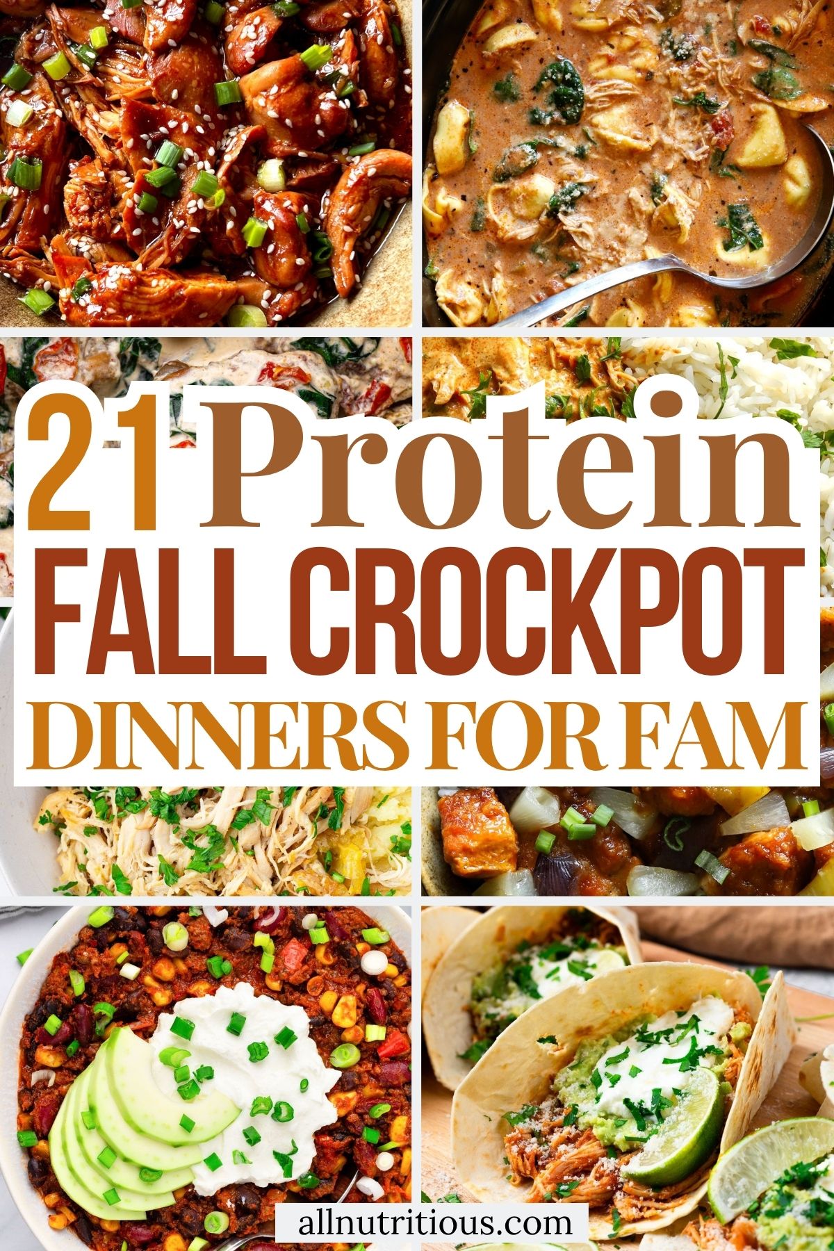 21 Fall High Protein Crockpot Dinners for Families