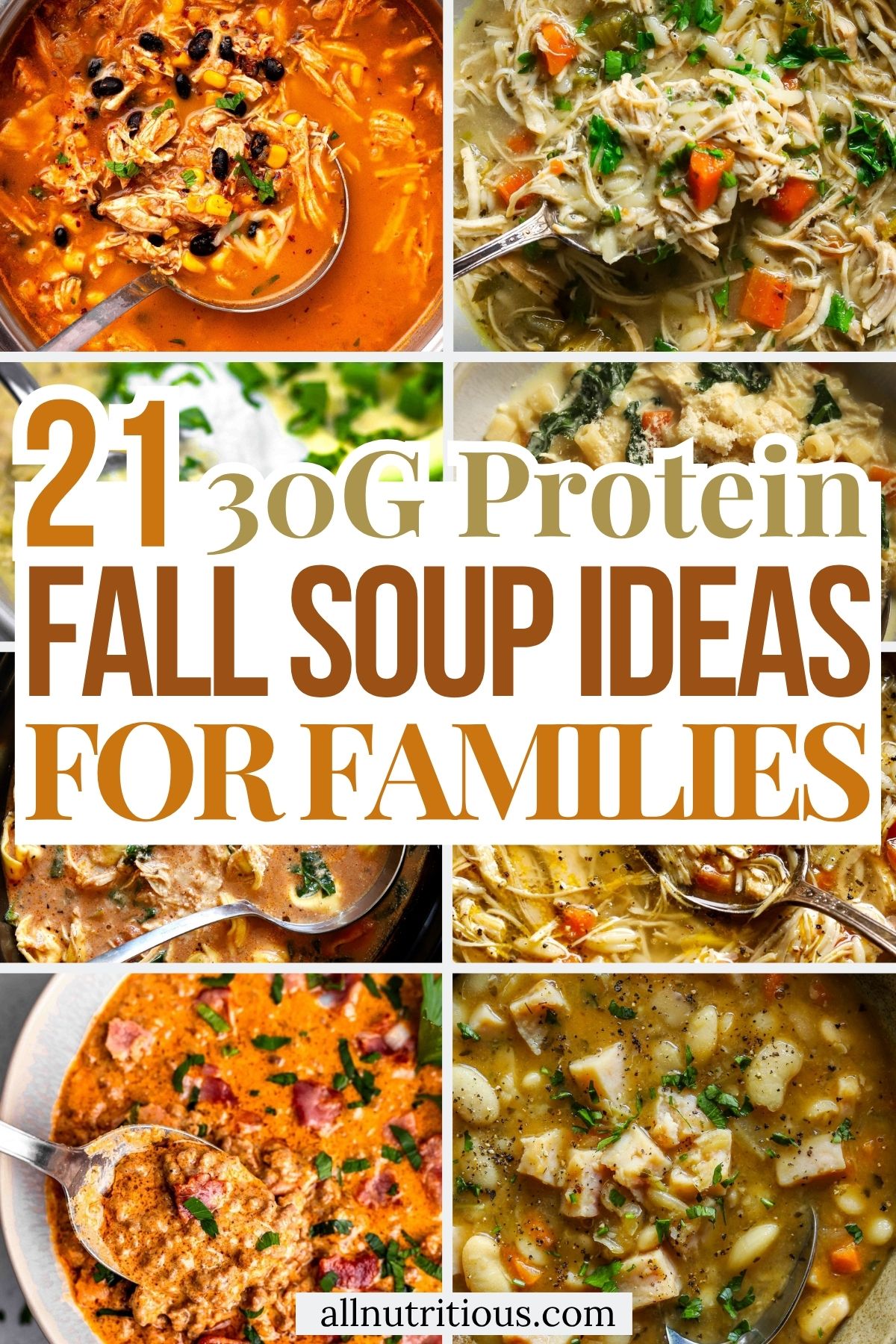 21 Fall High Protein Soup Ideas with 30G Protein