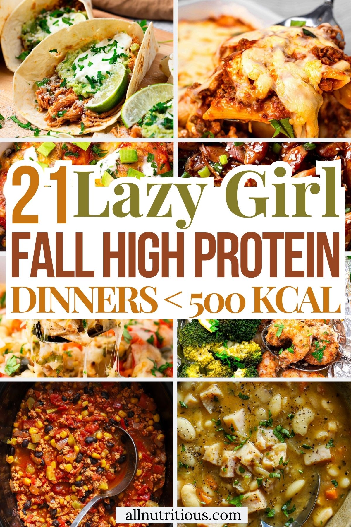 21 Lazy Fall High Protein Dinners Under 500 Kcal