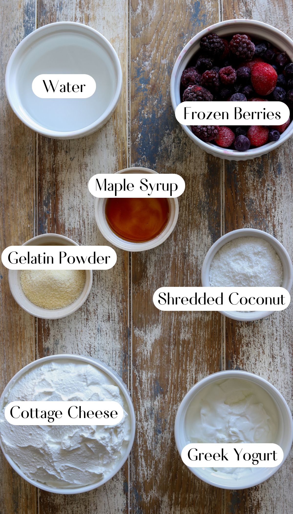 Delicious Protein Berry Cake Ingredients