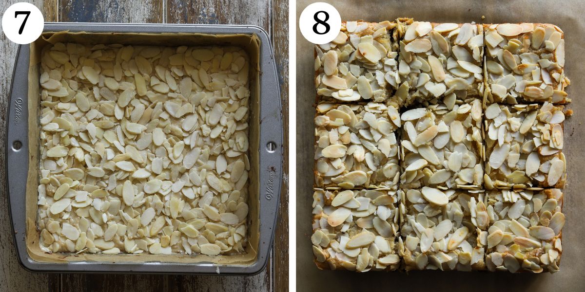 Delectable Cottage Cheese Blondie Brownies Steps 7-8