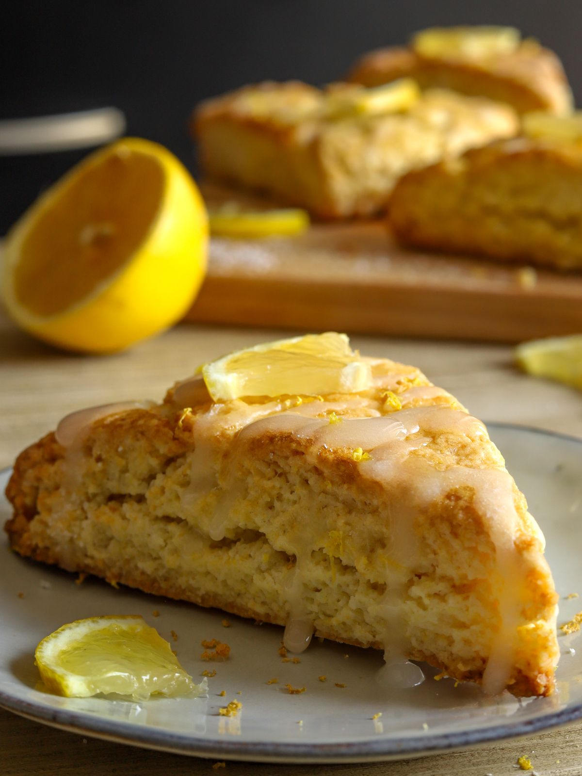 Yummy Lemon Coconut Cottage Cheese Scones