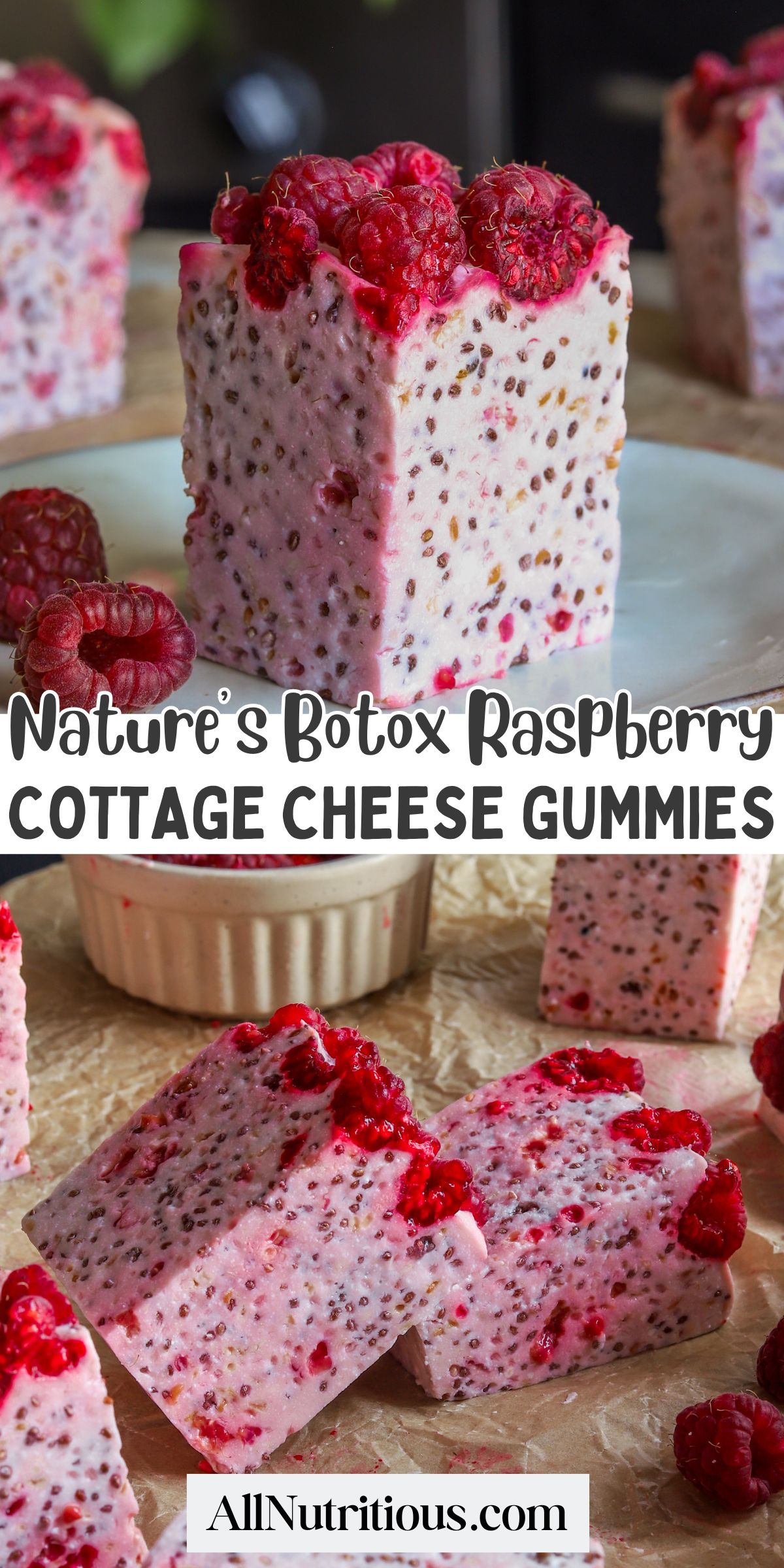 Nature’s Botox Raspberry Cottage Cheese Gummies