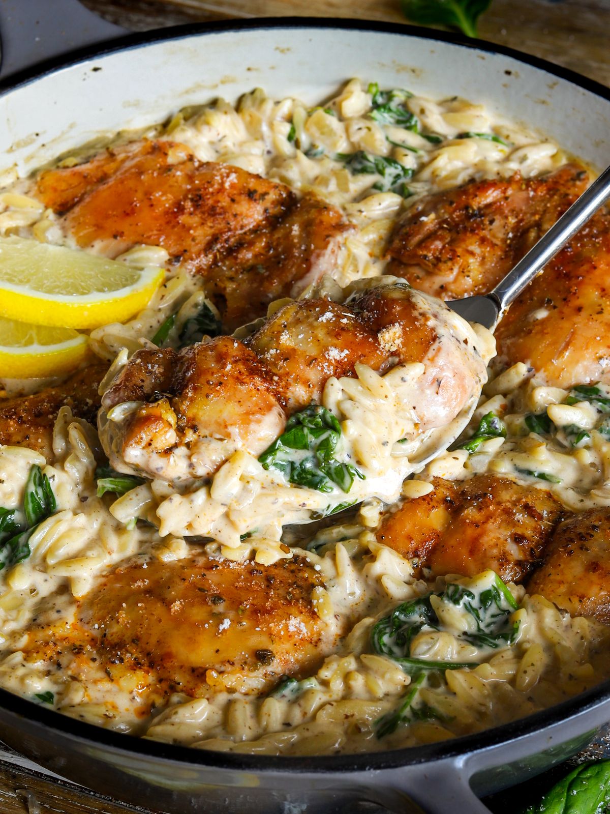 Easy Lemon Chicken Orzo