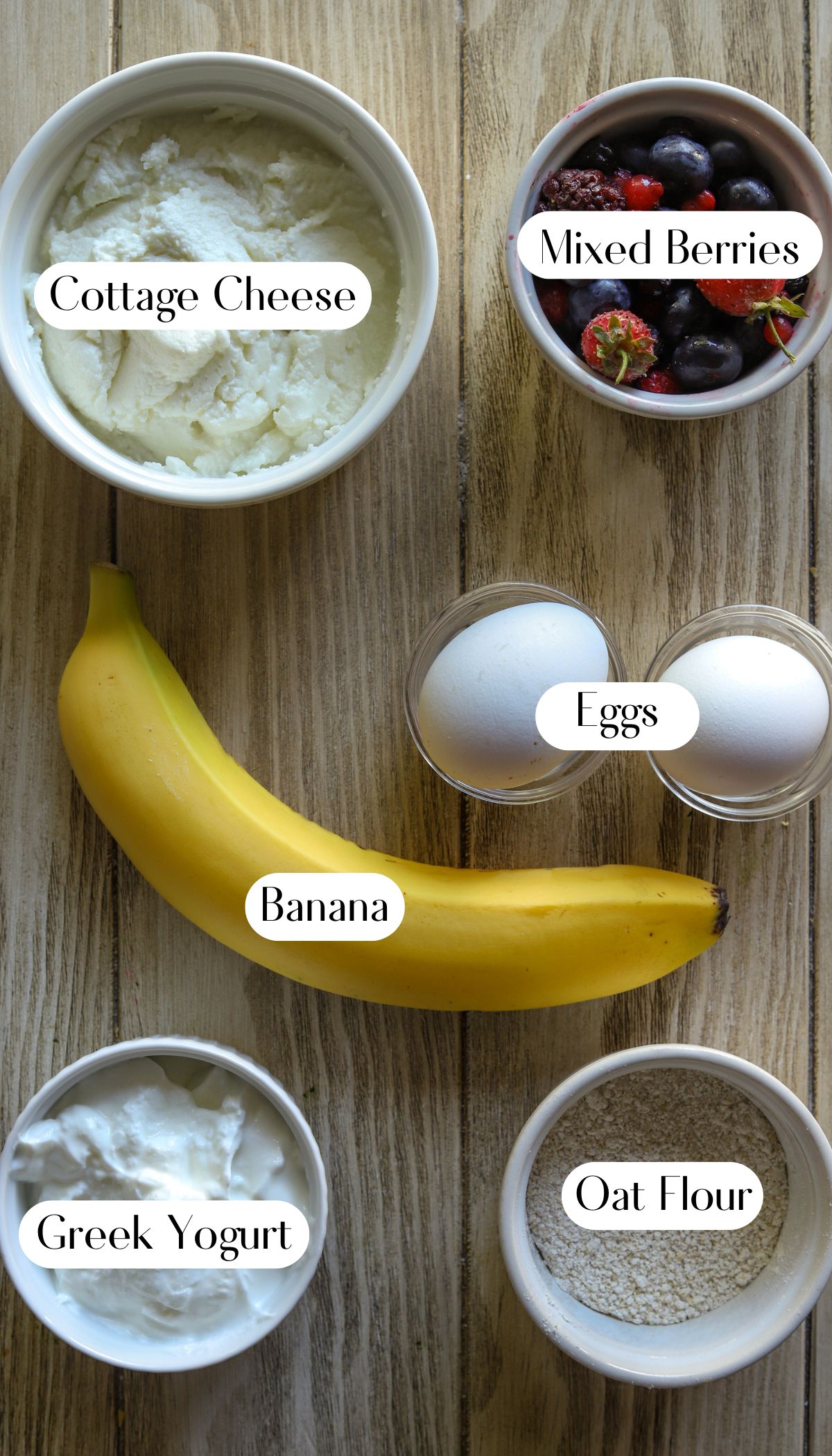 Tasty Cottage Cheese Berry Protein Cake Ingredients