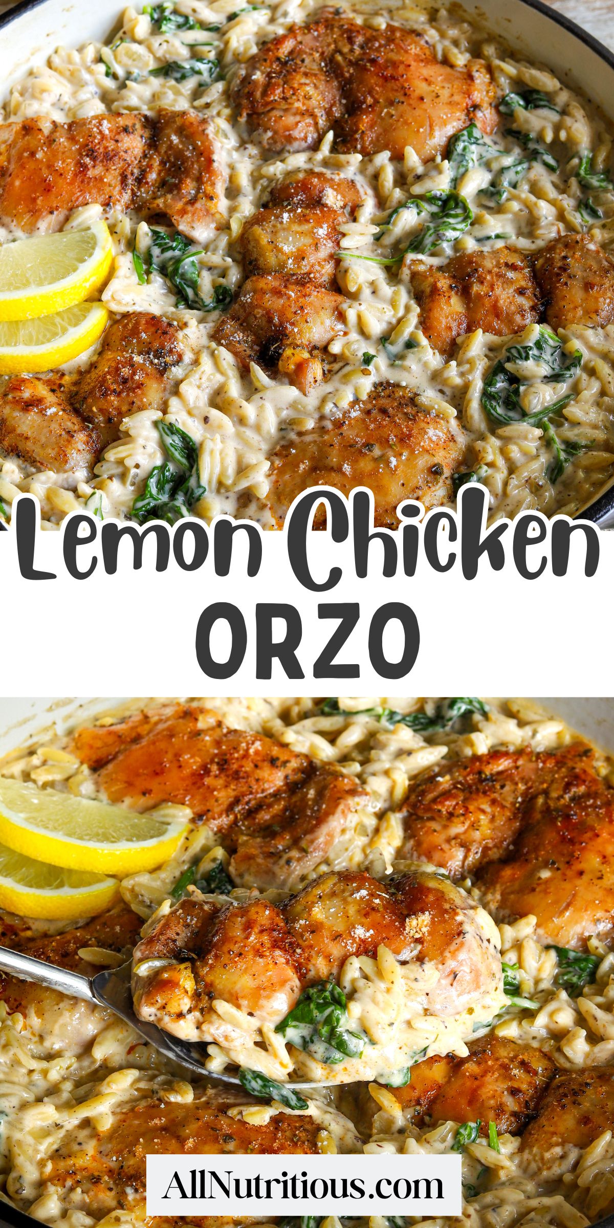 Lemon Chicken Orzo