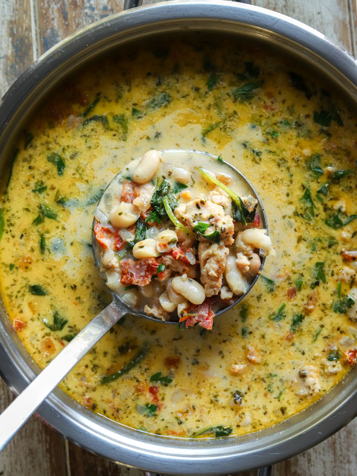 Creamy Tuscan Bean Soup