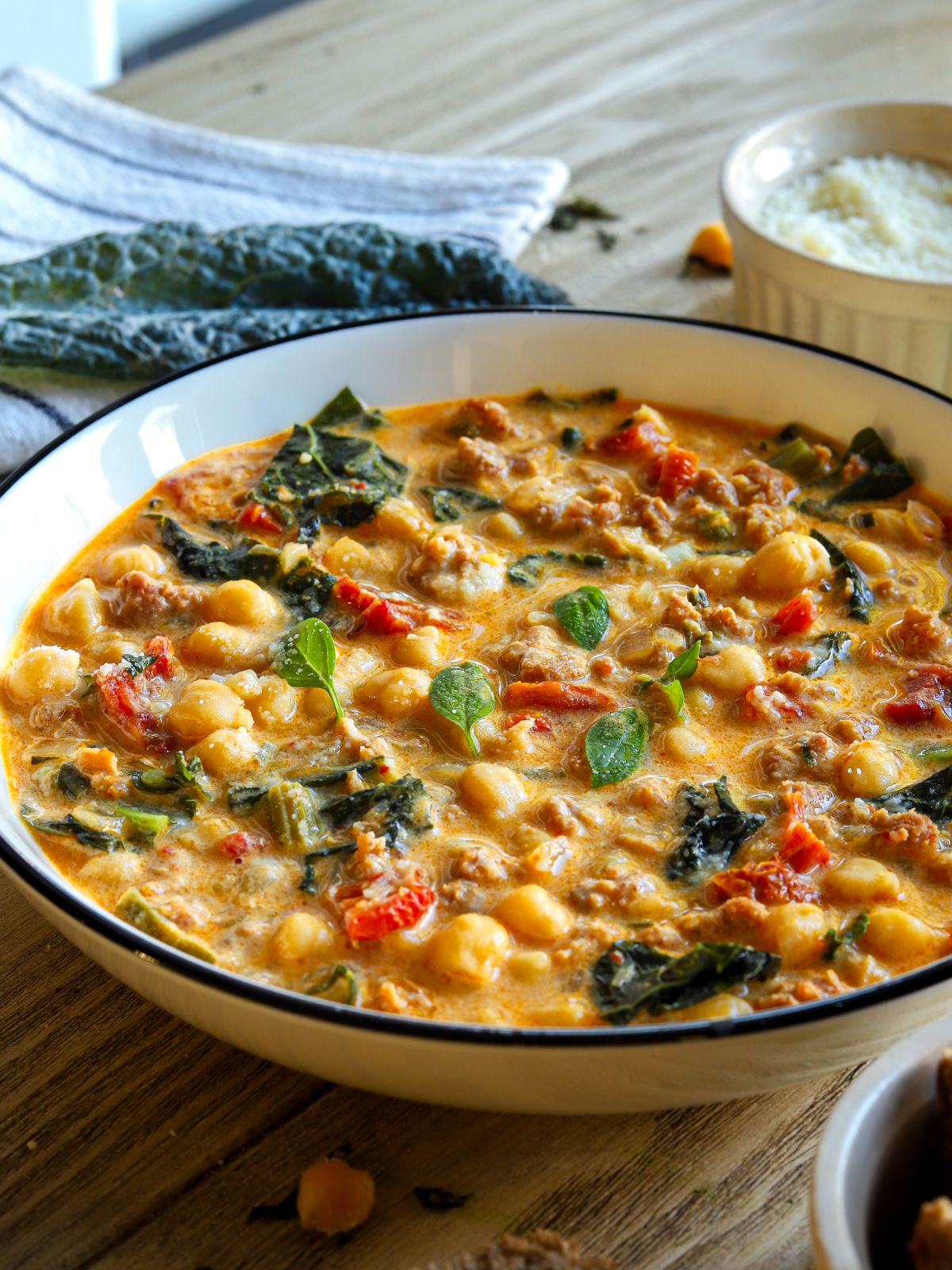 Creamy Tuscan Chickpea Soup