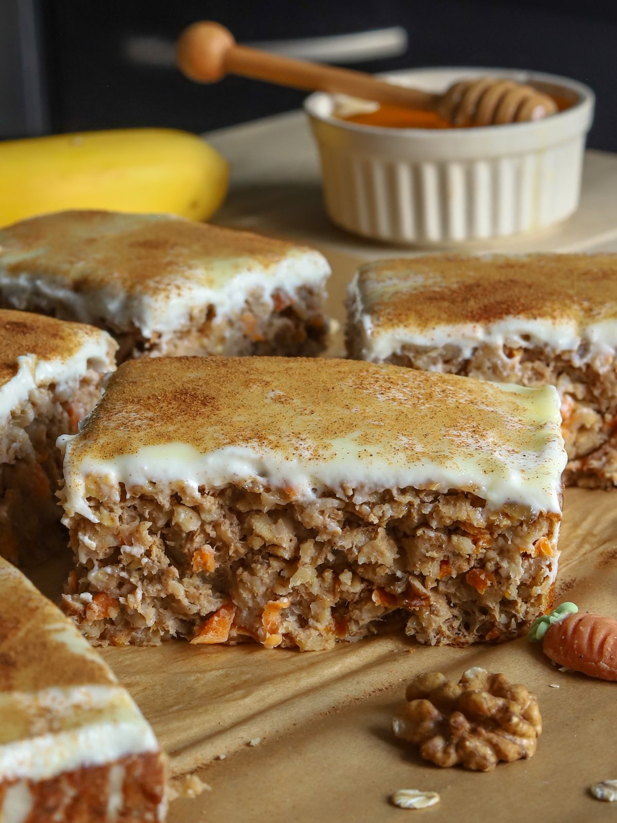 Protein Oat Carrot Cake
