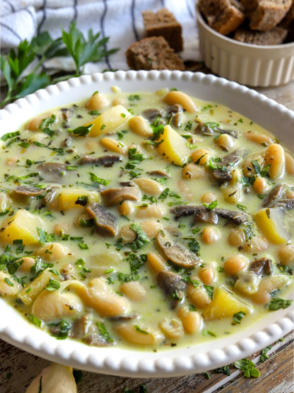 White Bean Mushroom Stew