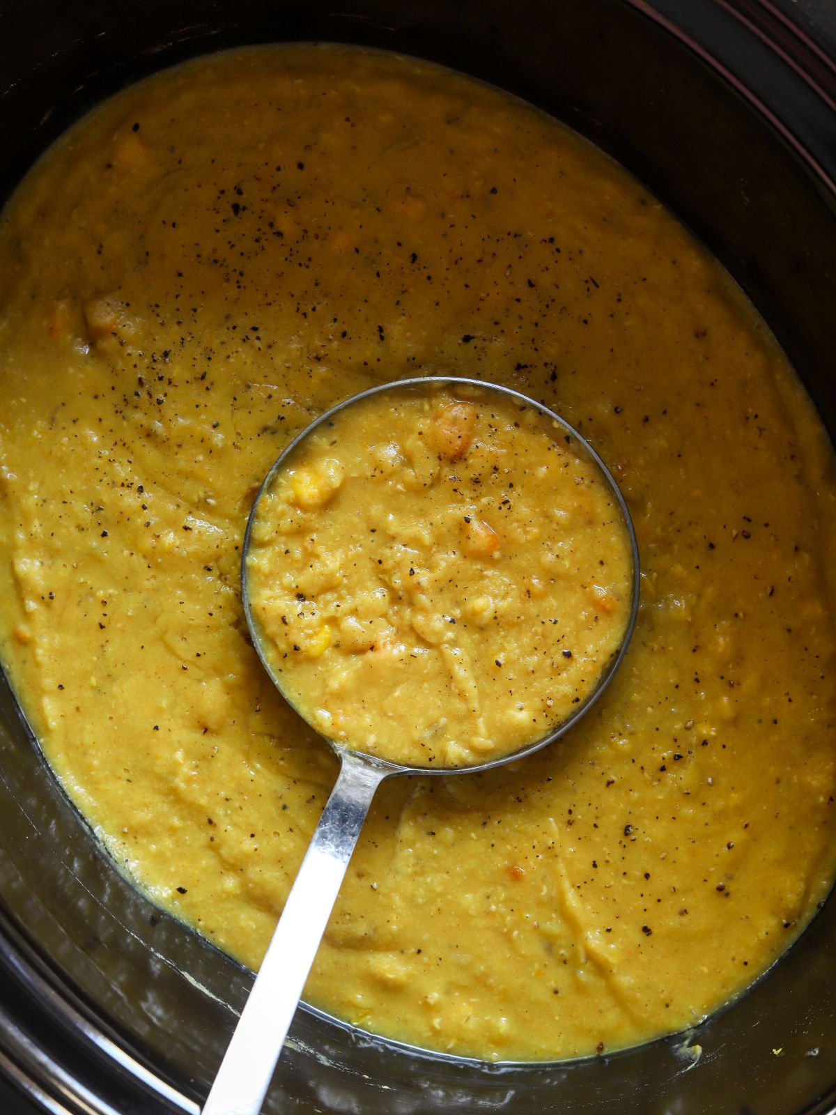 Healthy Crockpot Lemon Lentil Soup