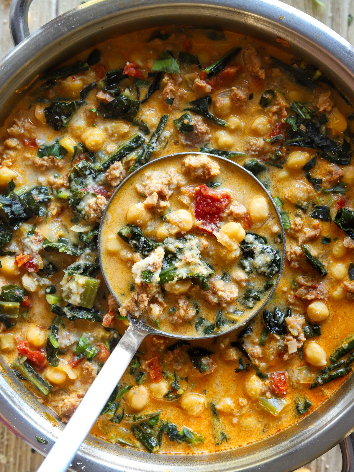 Healthy Tuscan Chickpea Soup
