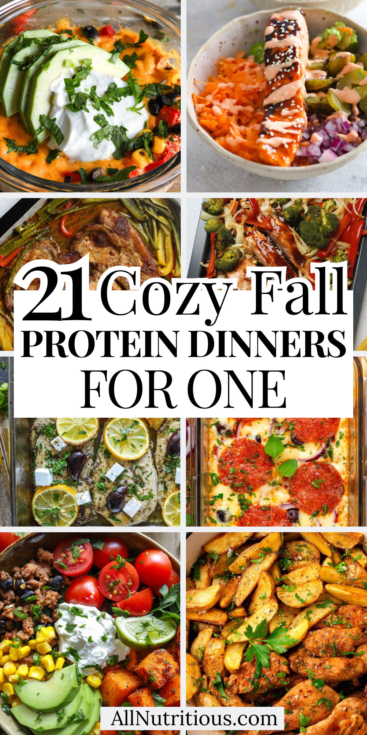 21 Cozy Fall High Protein Dinners for One