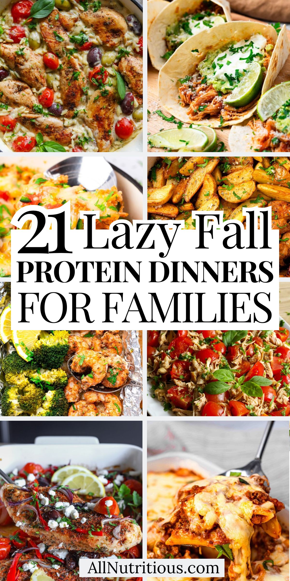 21 Lazy Fall High Protein Dinners for Families