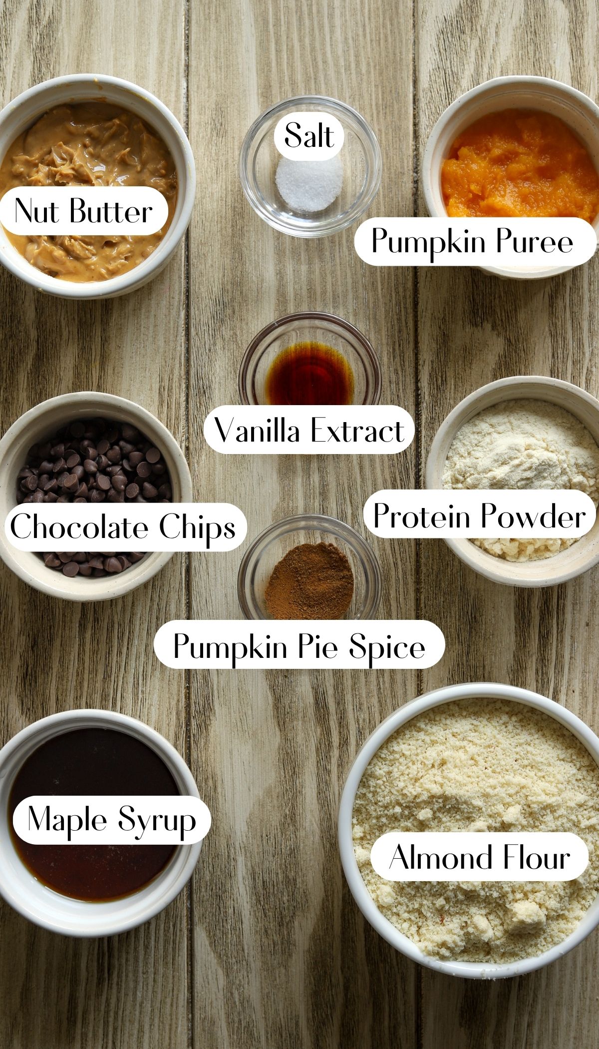 Yummy Pumpkin Protein Balls with Almond Flour Ingredients