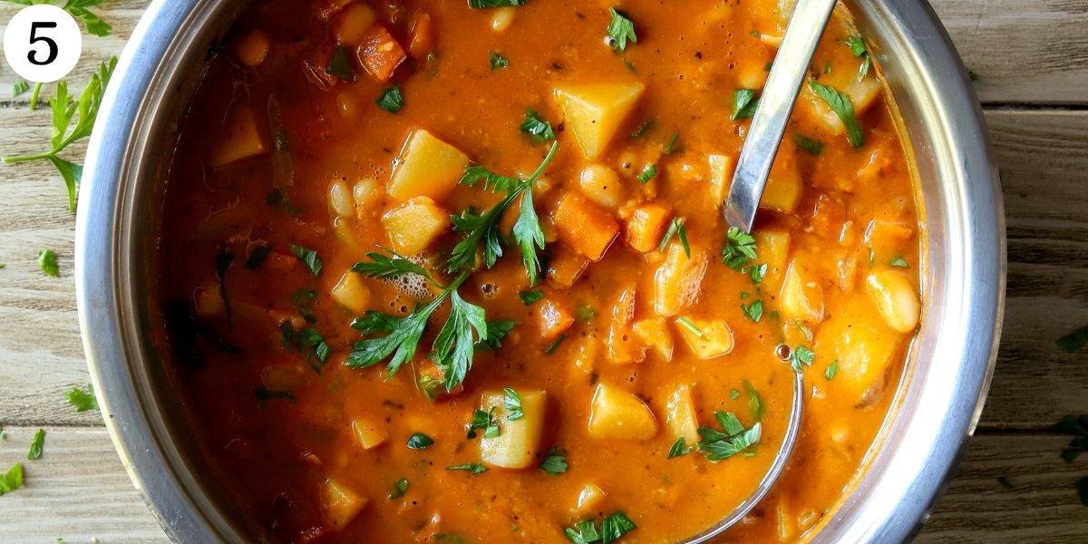 Satisfying Bean and Potato Soup Step 5