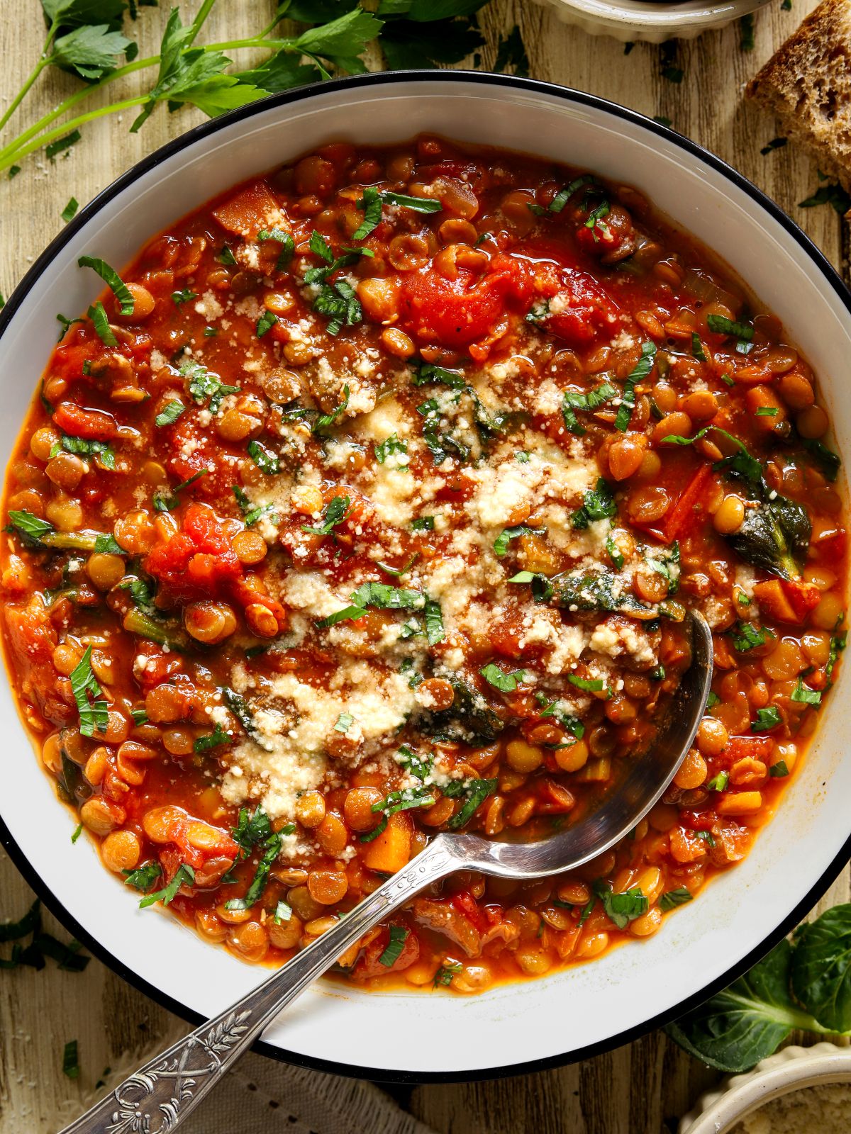 Nutritious Italian Lentil Soup