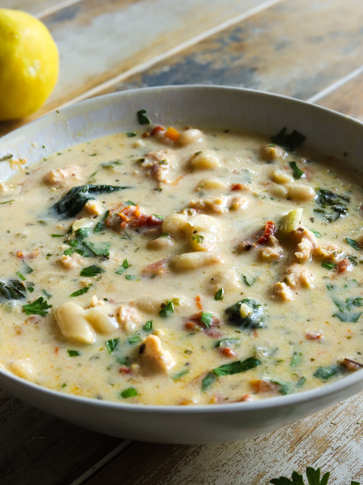 Delicious Tuscan Bean Soup