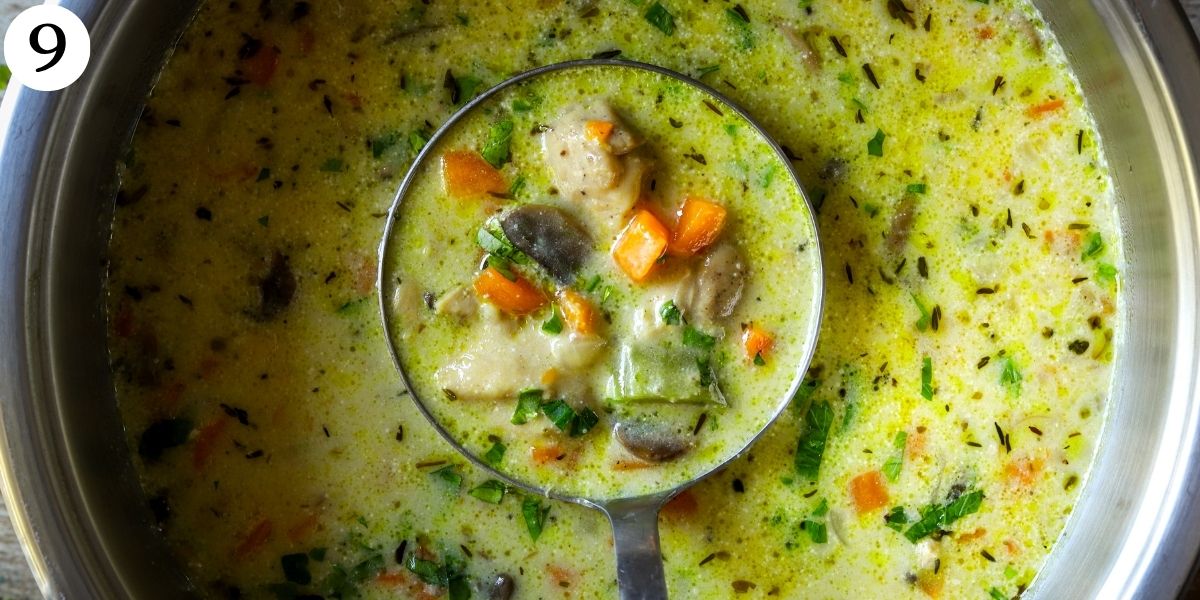 Mouthwatering Chicken and Mushroom Soup