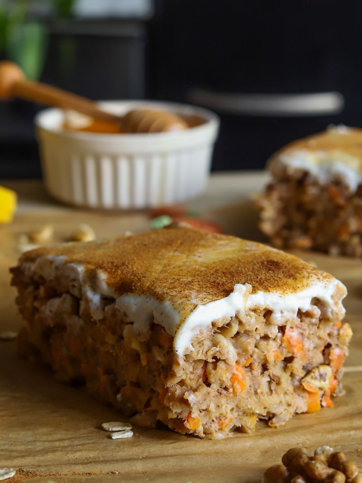 Tasty Protein Oat Carrot Cake