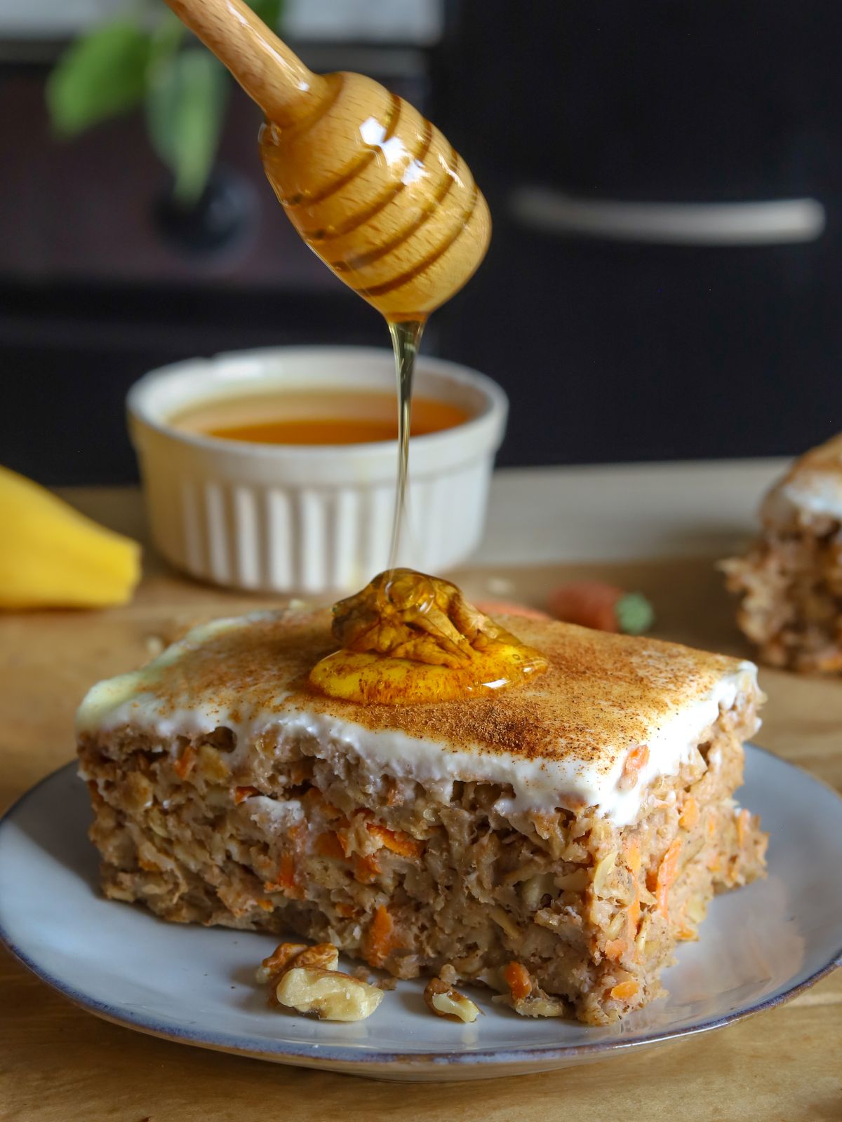 Easy Protein Oat Carrot Cake