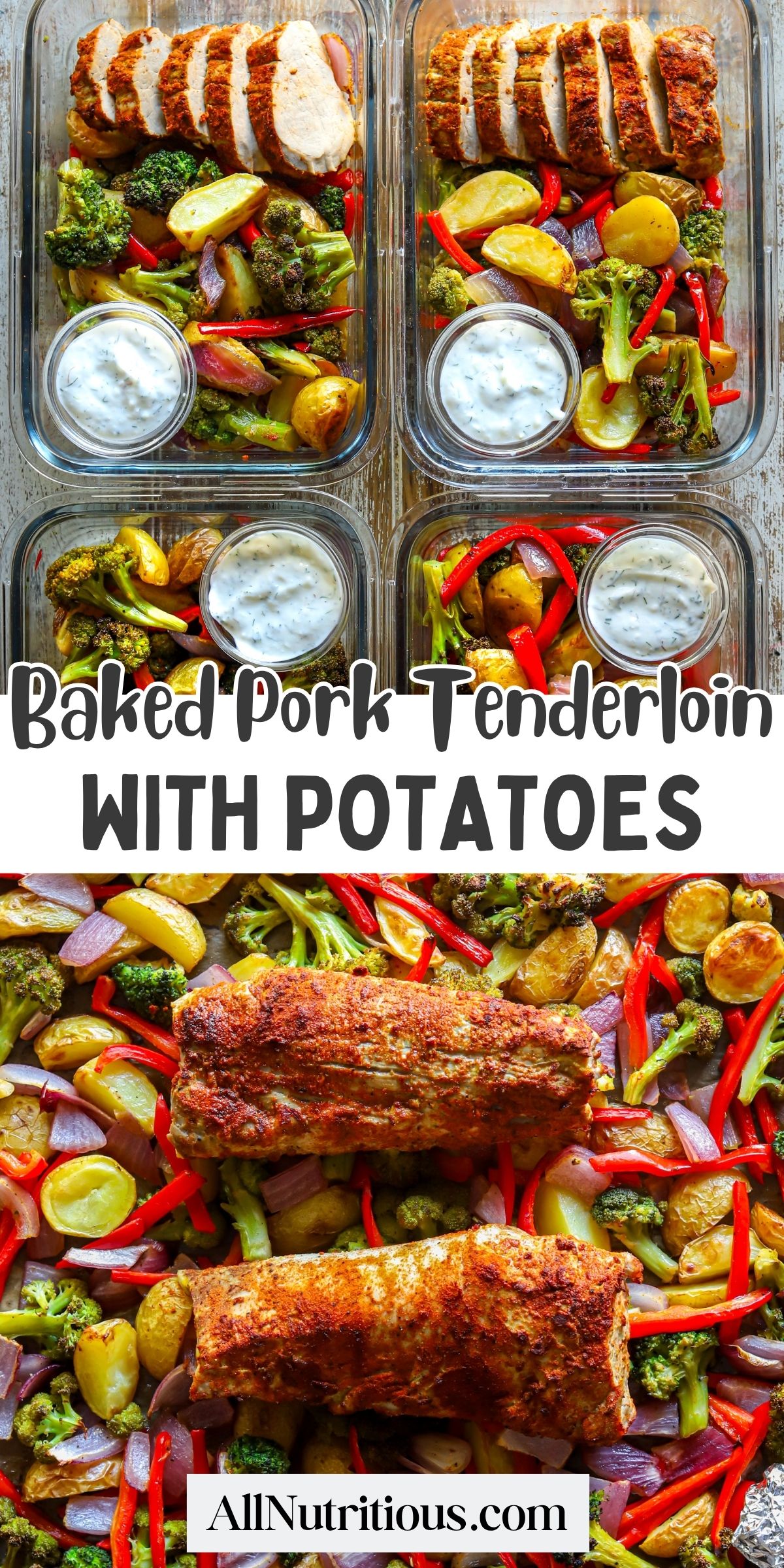 Baked Pork Tenderloin with Potatoes