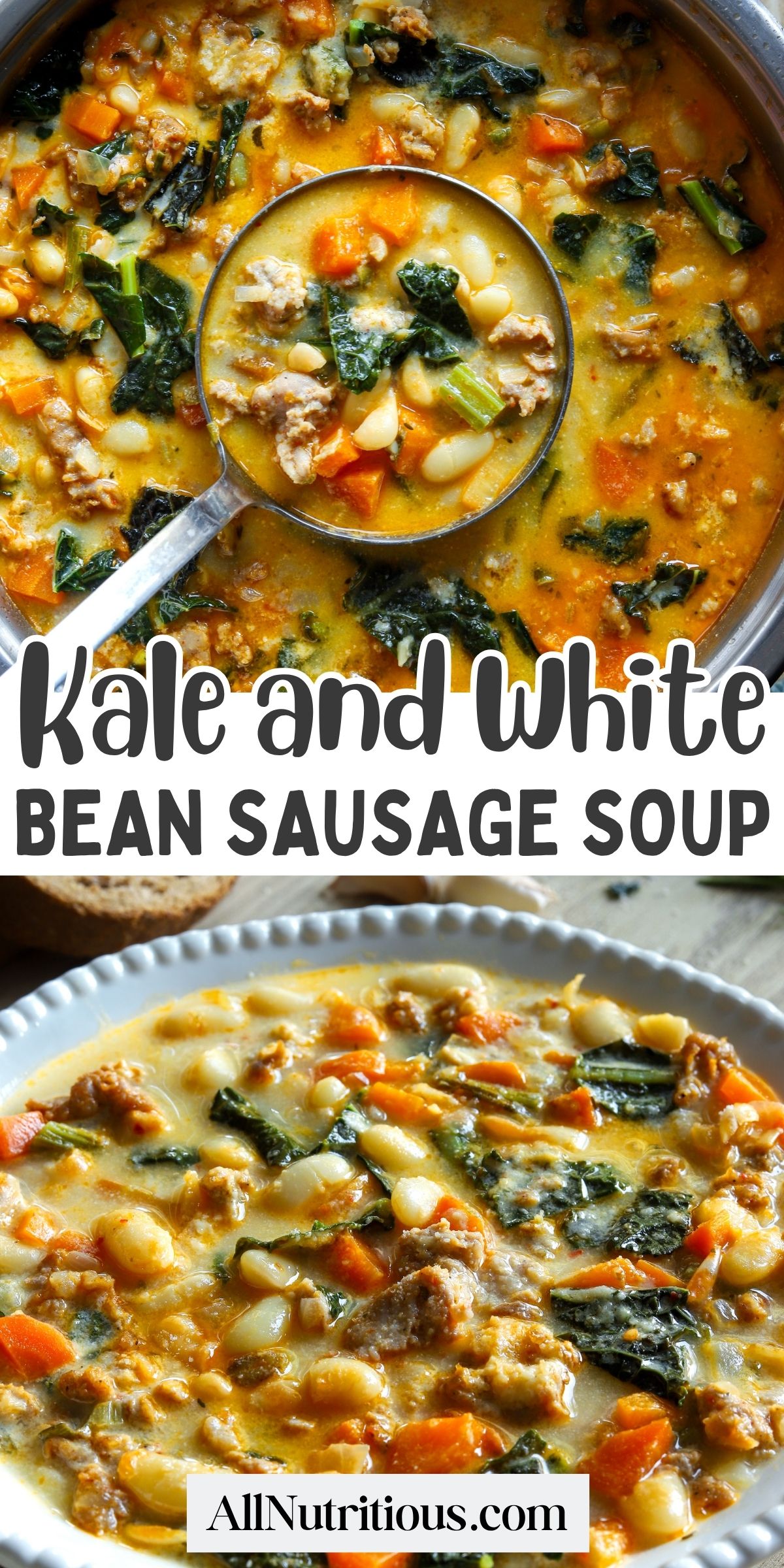 Kale and White Bean Sausage Soup