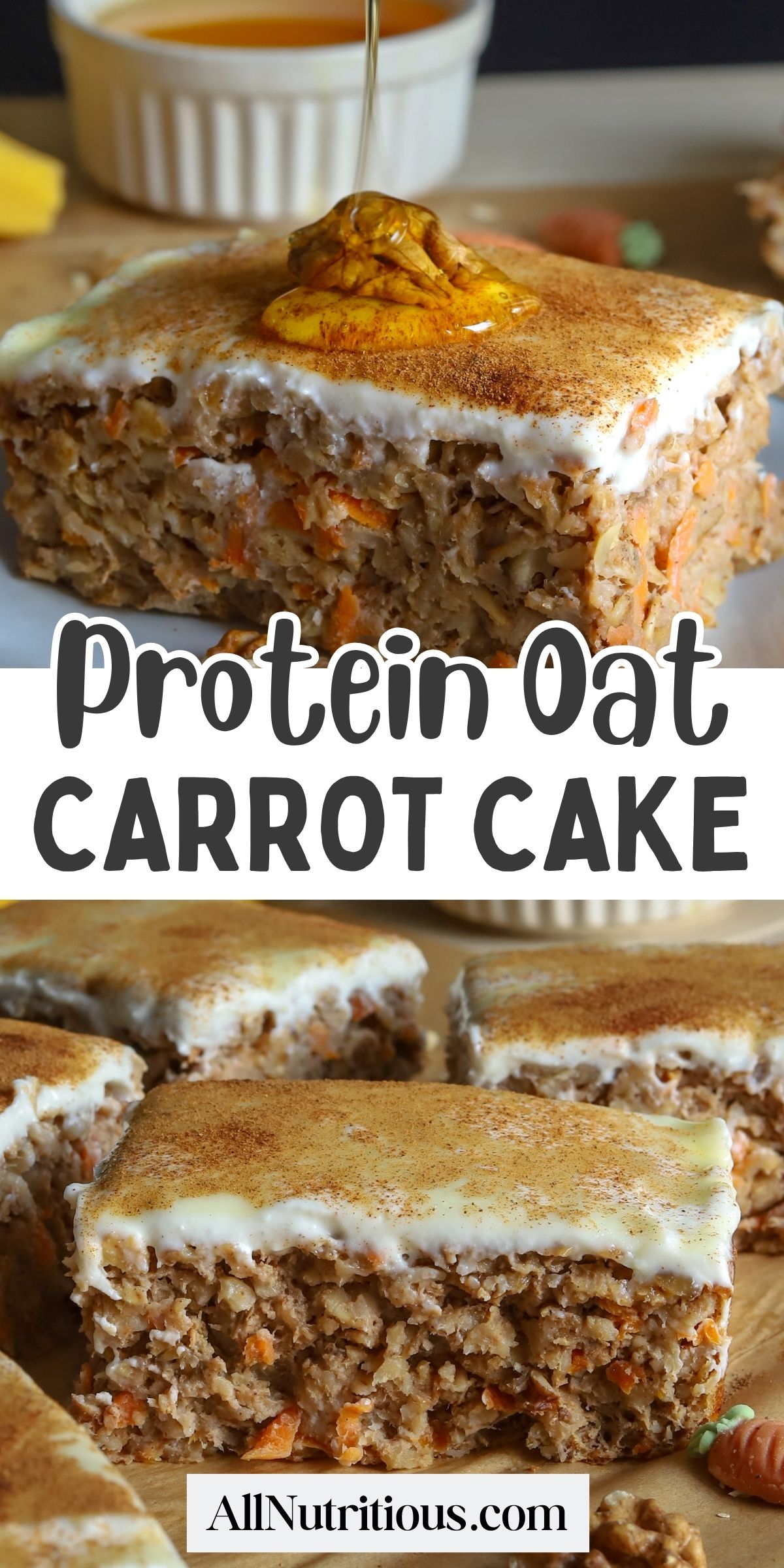 Protein Oat Carrot Cake