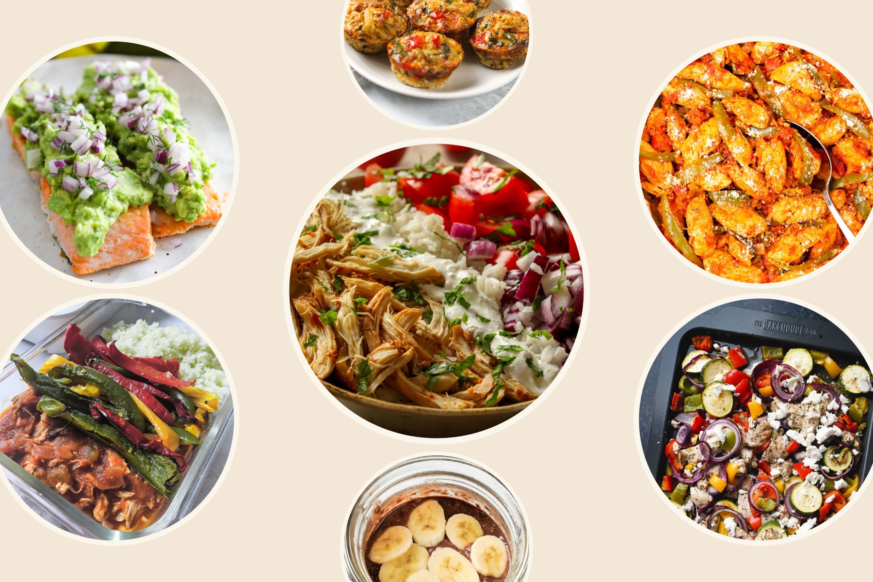 Crockpot chicken shawarma bowl