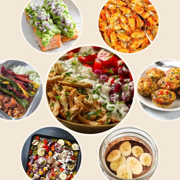 7 Day High Protein Meal Plan for One (1575 Kcal, 130G Protein)