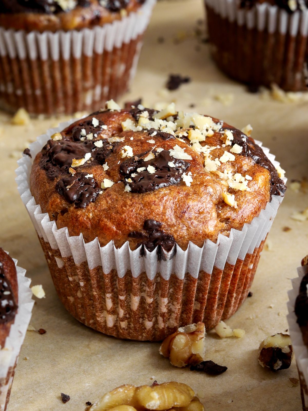 Flourless Banana Bread Muffins
