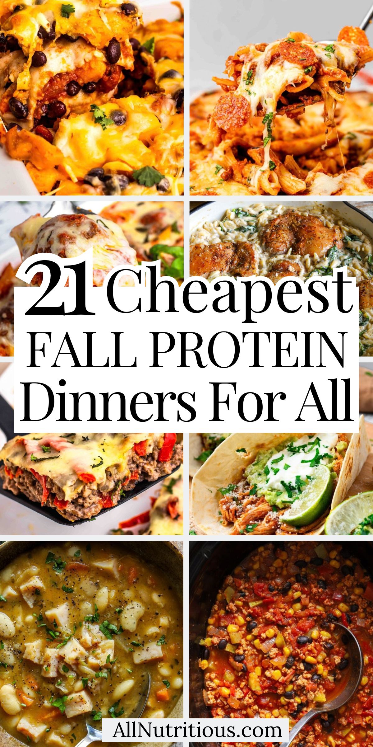 21 Cheap Fall High Protein Dinners