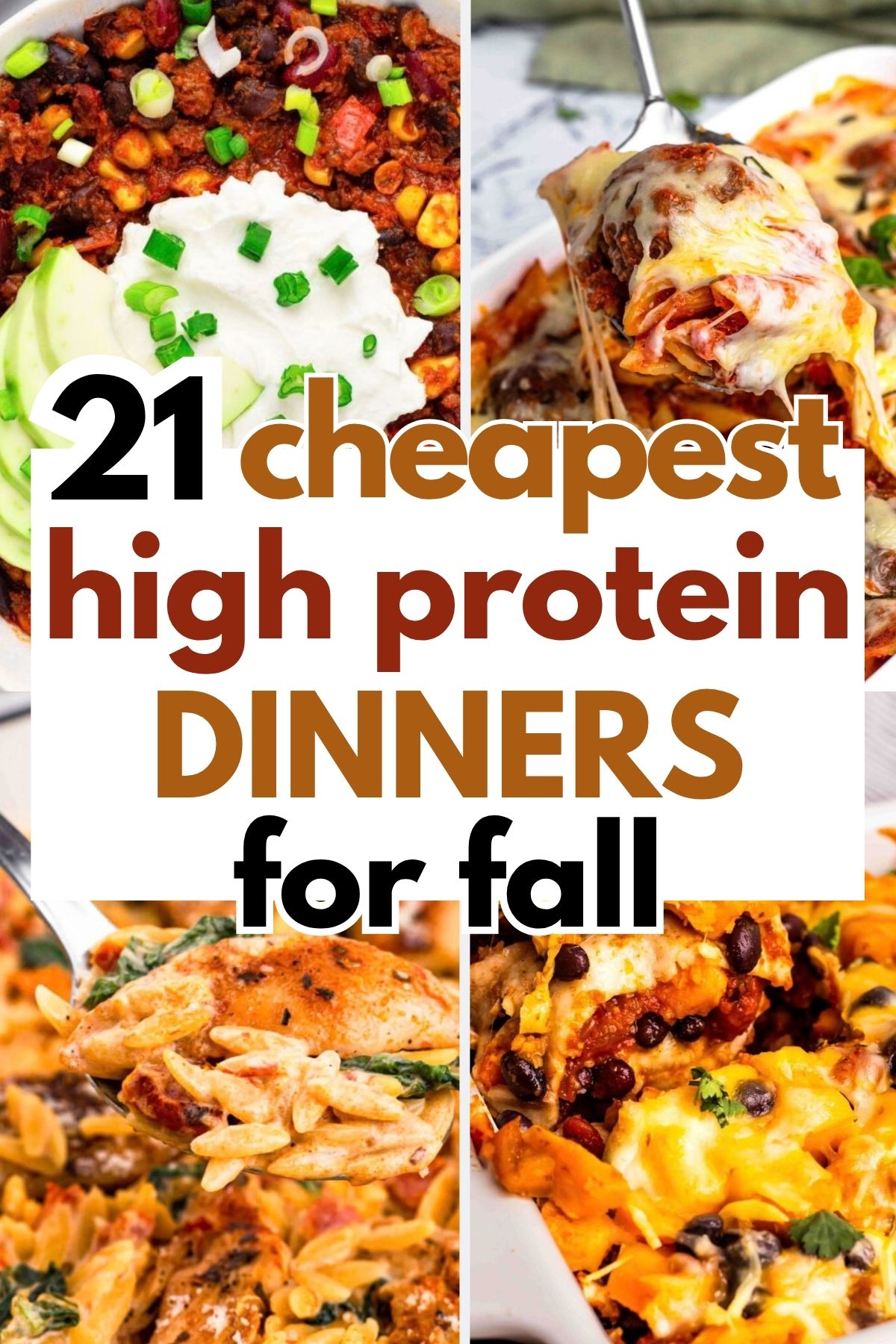 21 Cheap Fall High Protein Dinners