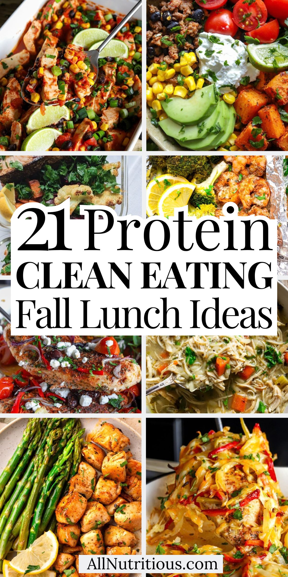 21 Fall High Protein Clean Eating Lunch Ideas