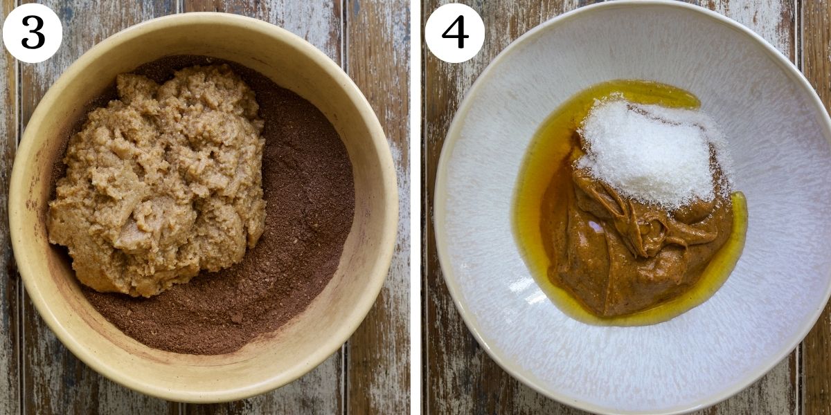 Nutritious Peanut Butter Stuffed Cottage Cheese Brownies Steps 3-4