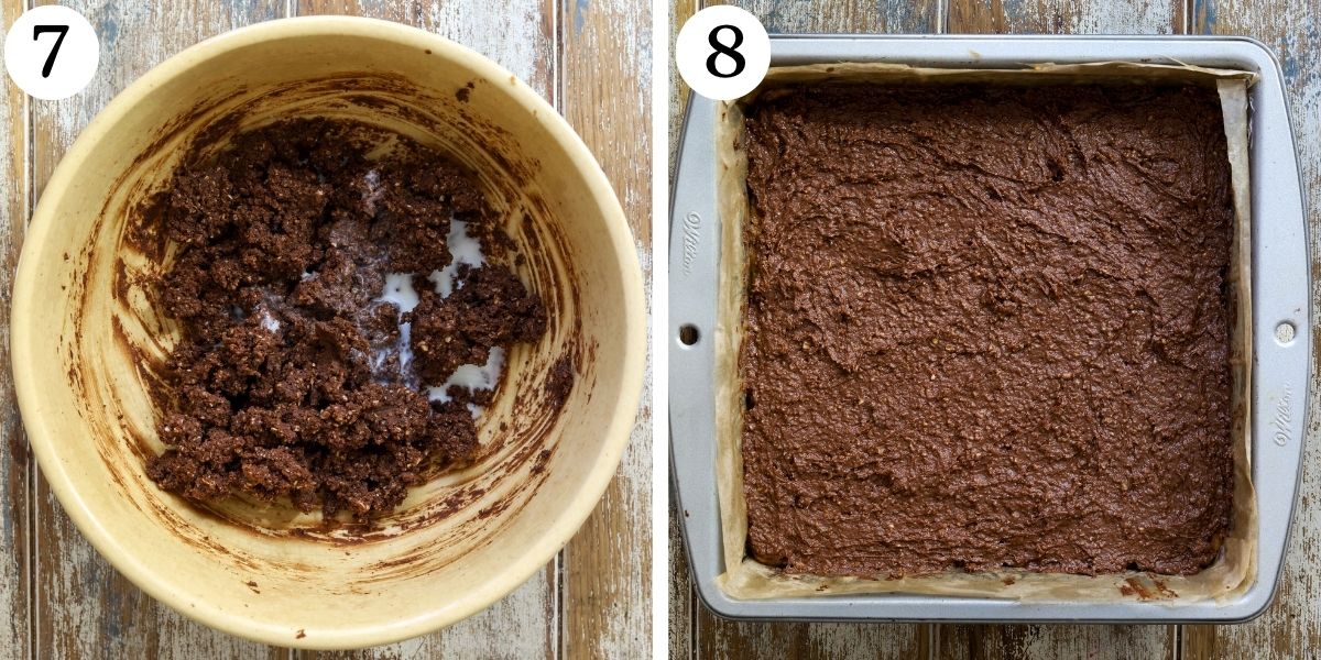 Mouthwatering Peanut Butter Stuffed Cottage Cheese Brownies Steps 7-8